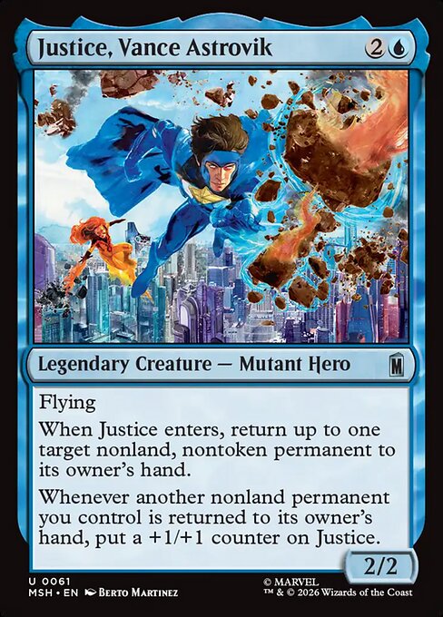 MTG Justice, Vance Astrovik MSH 061 Regular Nonfoil
