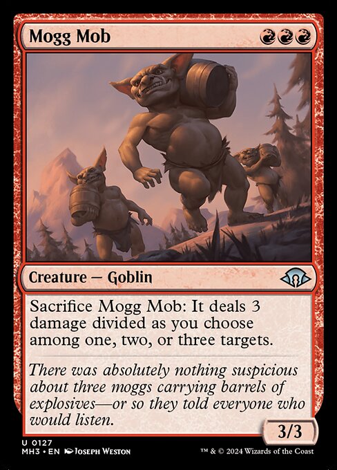 MTG Mogg Mob MH3 127 Regular Nonfoil