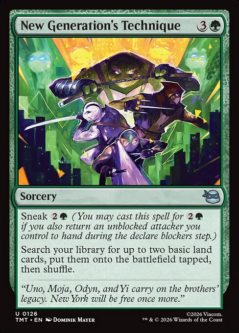 MTG New Generation's Technique TMT 126 Regular Foil