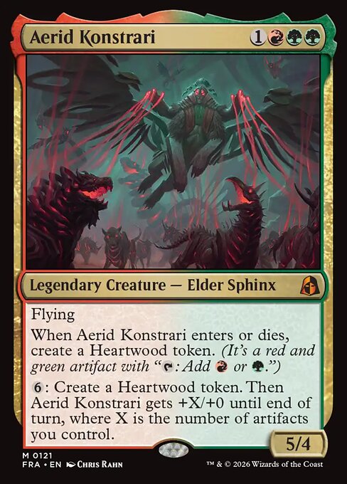 MTG Aerid Konstrari FRA 121 Standard Foil front