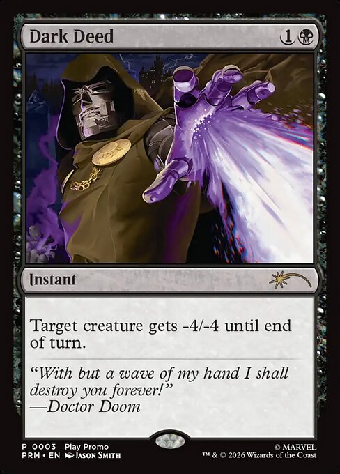 MTG Dark Deed PW26 012 Standard Showdown Promo Nonfoil