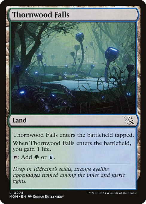 MTG Thornwood Falls MOM 274 Regular Foil