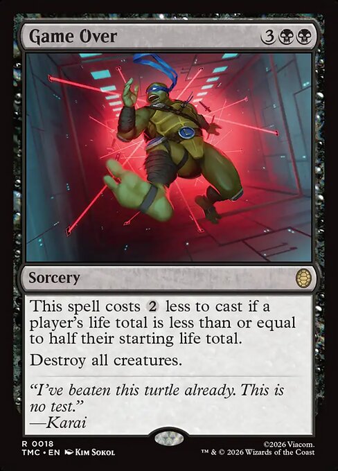 MTG Game Over TMC 018 Regular Surge Foil