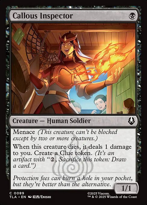 MTG Callous Inspector TLA 089 Regular Nonfoil