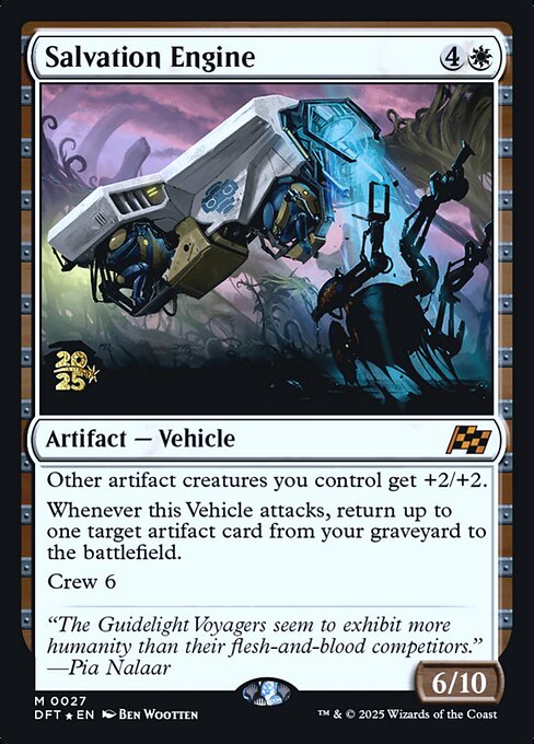 MTG Salvation Engine PDFT 027s Prerelease Foil