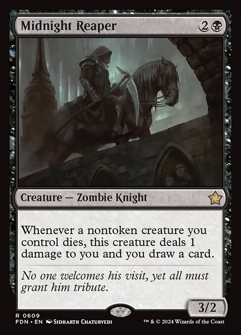 MTG Midnight Reaper FDN 609 Starter Collection Nonfoil