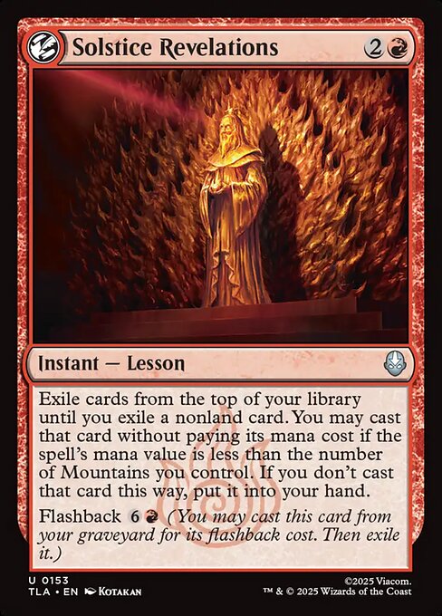 MTG Solstice Revelations TLA 153 Regular Nonfoil