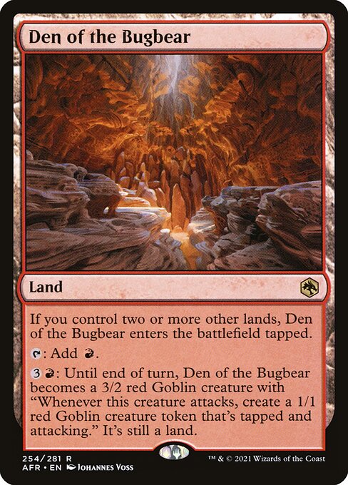 MTG Den of the Bugbear AFR 254 Regular Nonfoil