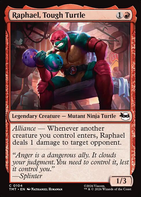 MTG Raphael, Tough Turtle TMT 104 Regular Nonfoil