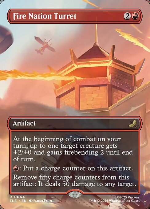 MTG Fire Nation Turret [TLE 064] Nonfoil