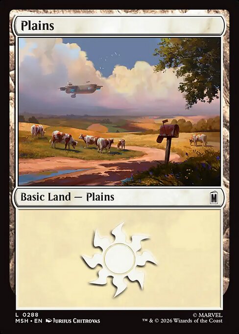 MTG Plains MSH 288 Regular Nonfoil