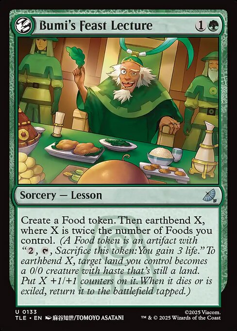 MTG Bumi's Feast Lecture [TLE 133] Nonfoil