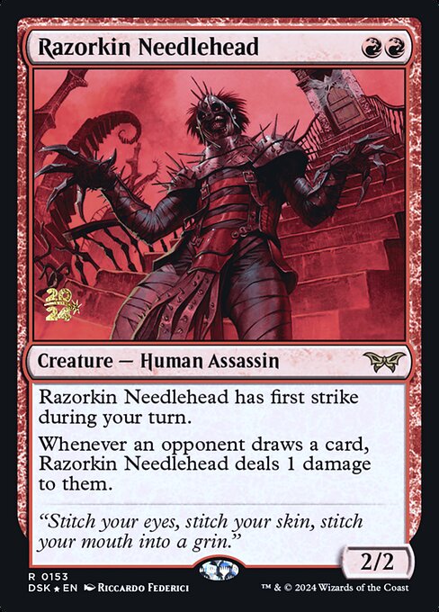 MTG Razorkin Needlehead PDSK 153s Prerelease Foil