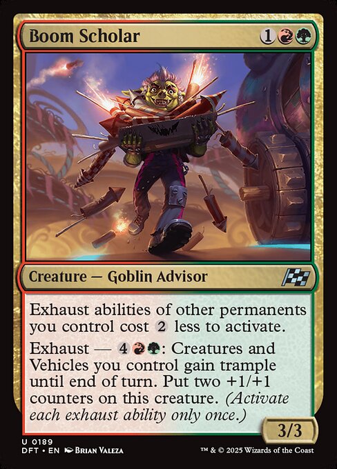 MTG Boom Scholar DFT 189 Regular Foil