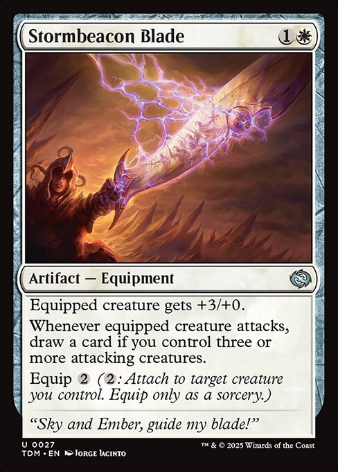 MTG Stormbeacon Blade TDM 027 Regular Nonfoil