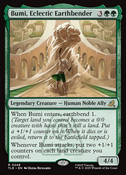 MTG Bumi, Eclectic Earthbender [TLE 248] Nonfoil