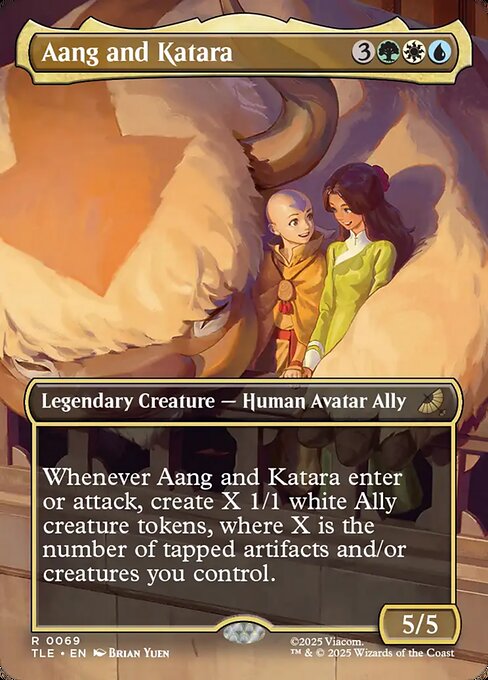 MTG Aang and Katara [TLE 069] Foil