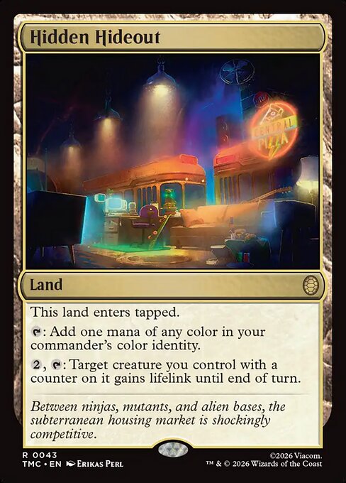 MTG Hidden Hideout TMC 043 Regular Surge Foil