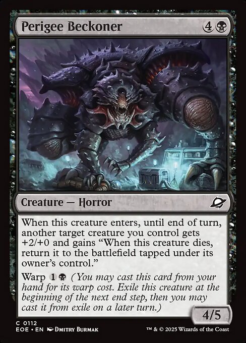 MTG Perigee Beckoner EOE 112 Regular Foil