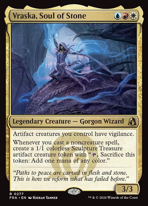 MTG Vraska, Soul of Stone FRA 277 Standard Foil front