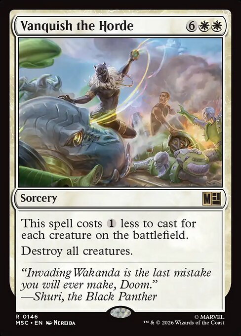 MTG Vanquish the Horde MSC 146 Regular Surge Foil