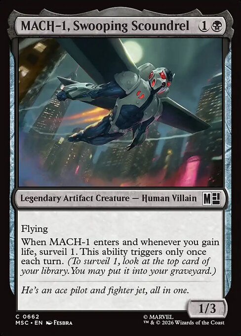 MTG MACH-1, Swooping Scoundrel MSC 662 Regular Foil