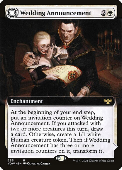 MTG Wedding Announcement // Wedding Festivity VOW 355 Extended Art Nonfoil front