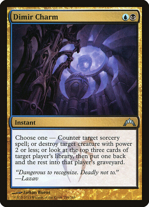 MTG Dimir Charm GTC 154 Regular Foil