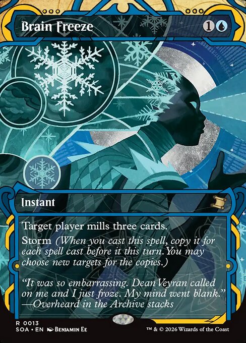 MTG Brain Freeze SOA 013 Mystical Archive Foil