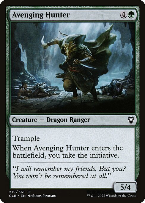 MTG Avenging Hunter CLB 215 Regular Foil
