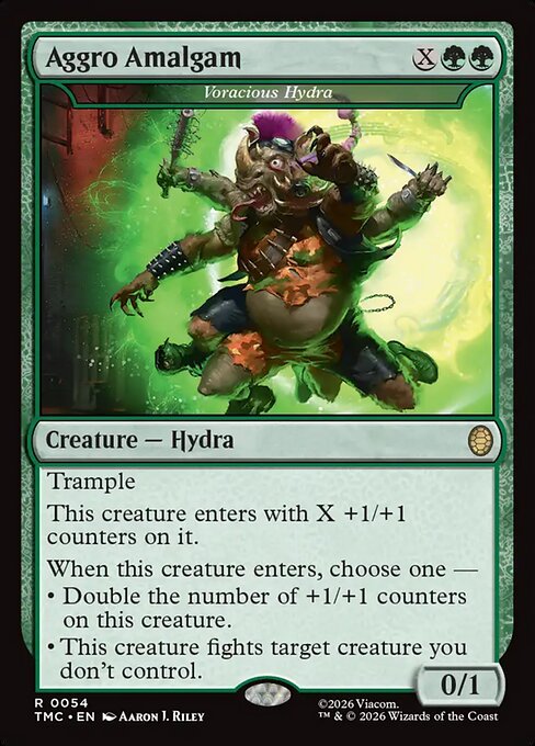 MTG Voracious Hydra TMC 054 Regular Nonfoil