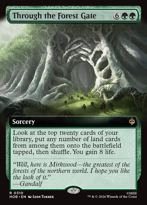 MTG Through the Forest Gate HOB 310 Alternate Art Foil