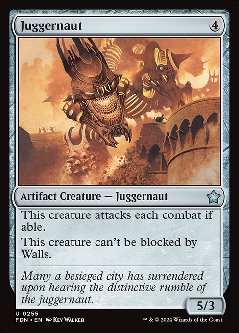 MTG Juggernaut FDN 255 Regular Nonfoil