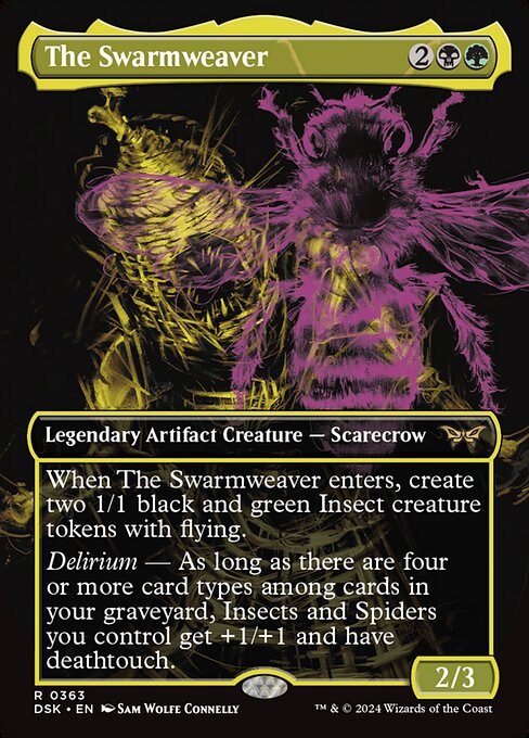 MTG The Swarmweaver DSK 363 Double Exposure Nonfoil