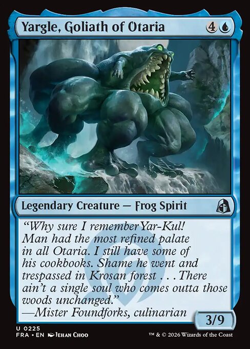 MTG Yargle, Goliath of Otaria FRA 225 Standard Foil front