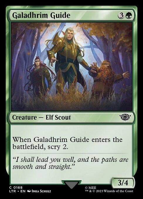 MTG Galadhrim Guide LTR 168 Regular Foil