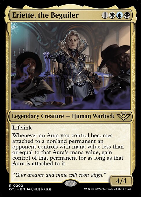 MTG Eriette, the Beguiler OTJ 202 Regular Nonfoil