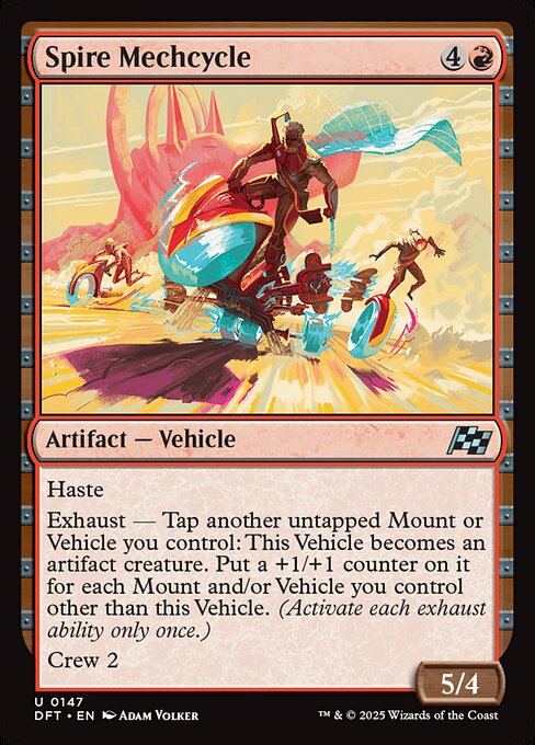 MTG Spire Mechcycle DFT 147 Regular Foil
