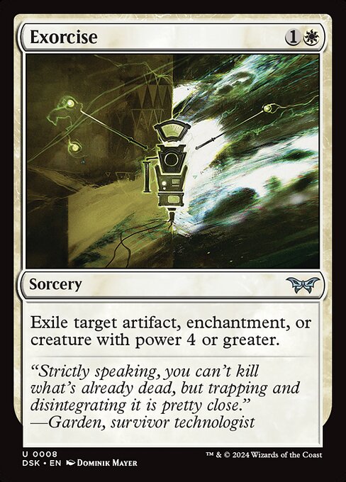 MTG Exorcise DSK 008 Regular Nonfoil