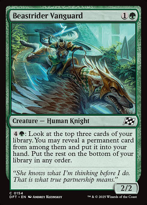 MTG Beastrider Vanguard DFT 154 Regular Nonfoil