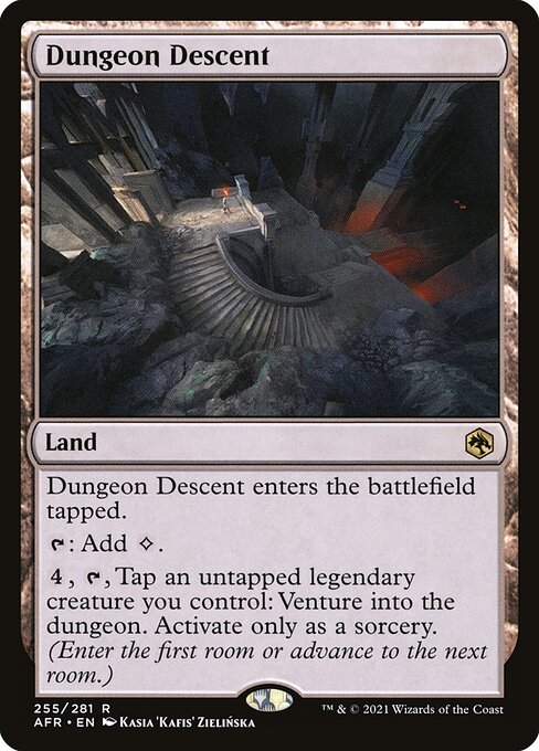 MTG Dungeon Descent AFR 255 Regular Foil