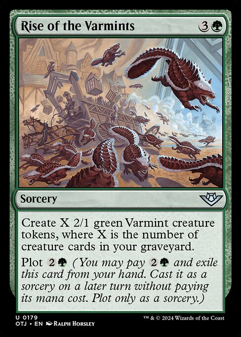 MTG Rise of the Varmints OTJ 179 Regular Foil