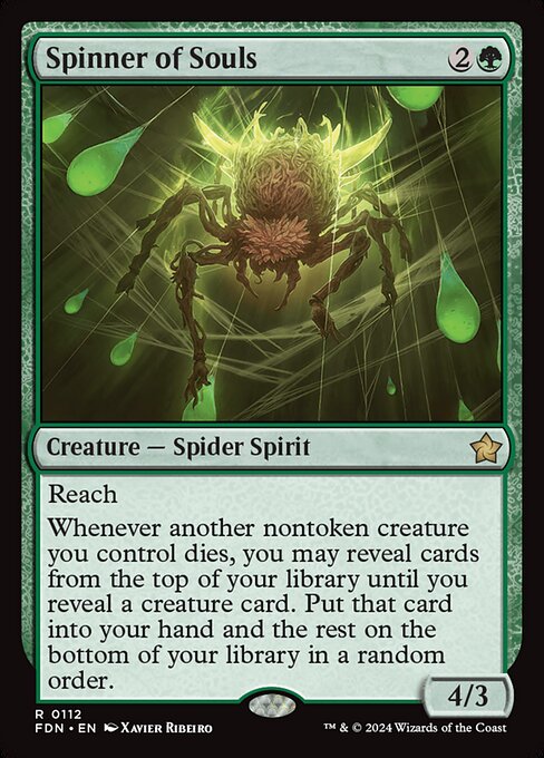 MTG Spinner of Souls FDN 112 Regular Foil