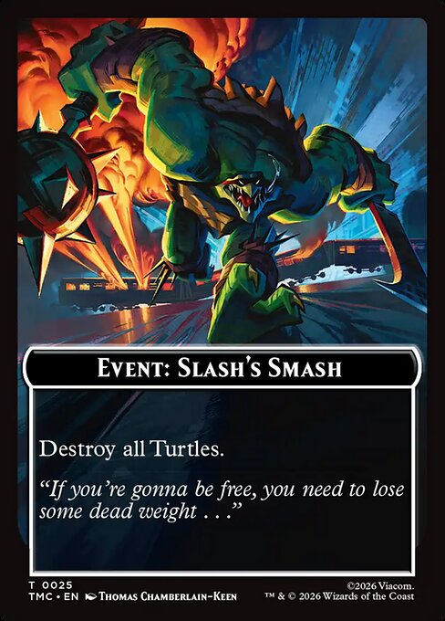 MTG Event: Slash's Smash Token TMC 025 Token Nonfoil