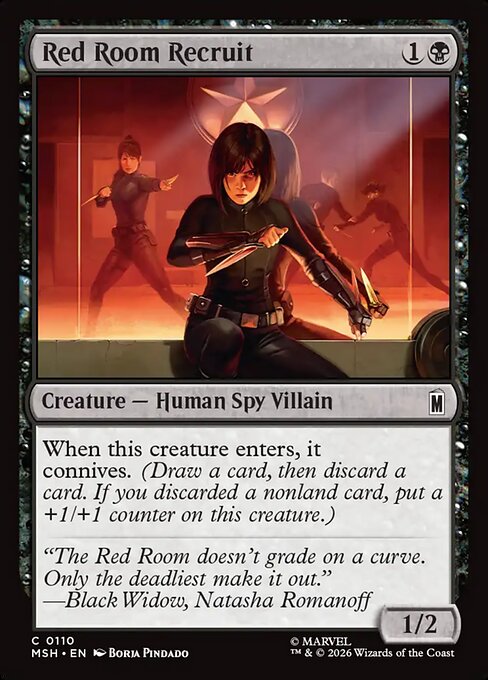 MTG Red Room Recruit MSH 110 Regular Nonfoil