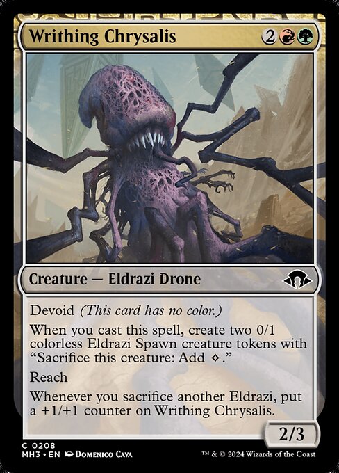 MTG Writhing Chrysalis MH3 208 Regular Nonfoil