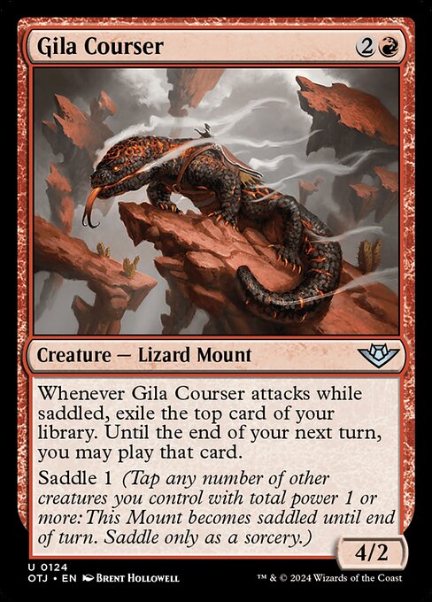 MTG Gila Courser OTJ 124 Regular Foil