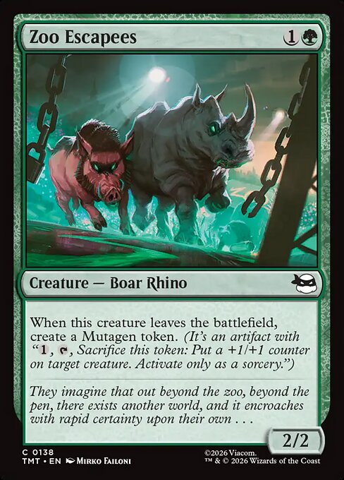 MTG Zoo Escapees TMT 138 Regular Foil