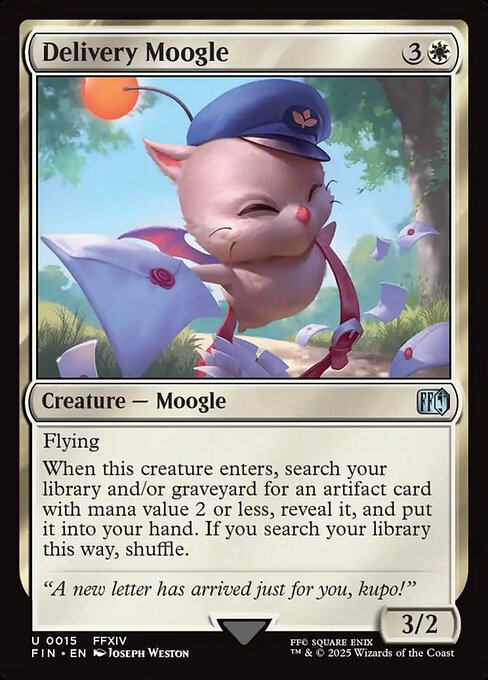 MTG Delivery Moogle FIN 015 Regular Foil