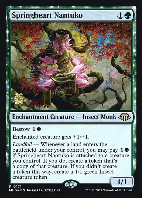 MTG Springheart Nantuko PMH3 171s Prerelease Foil